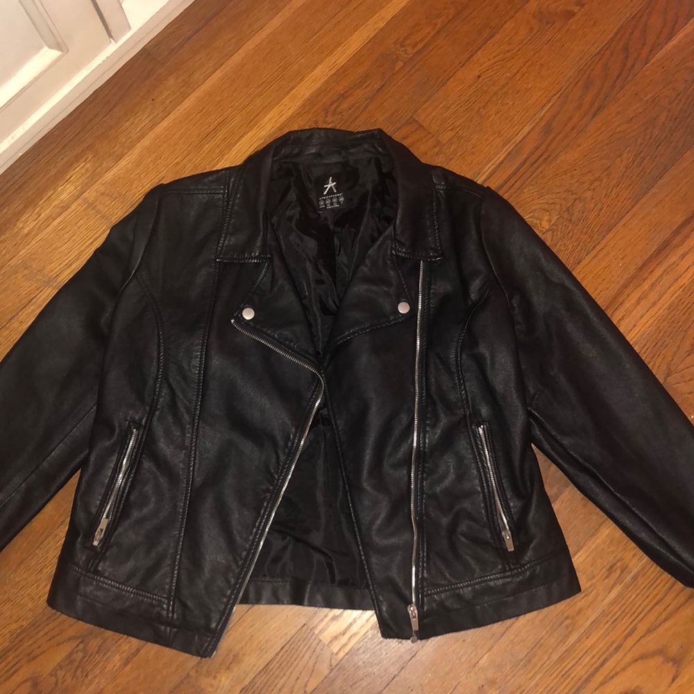 Faux jean jacket